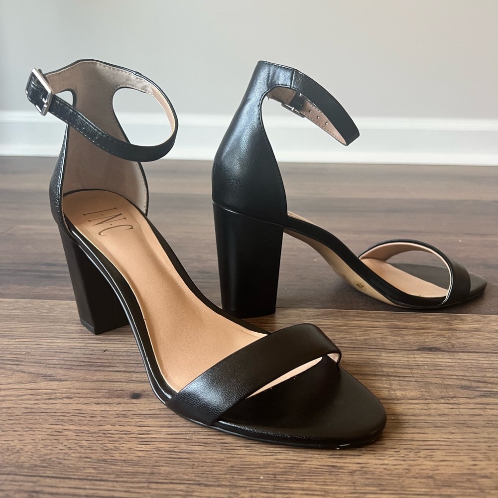 Like New INC Kivah Block Heel Dress Sandals - Size 7